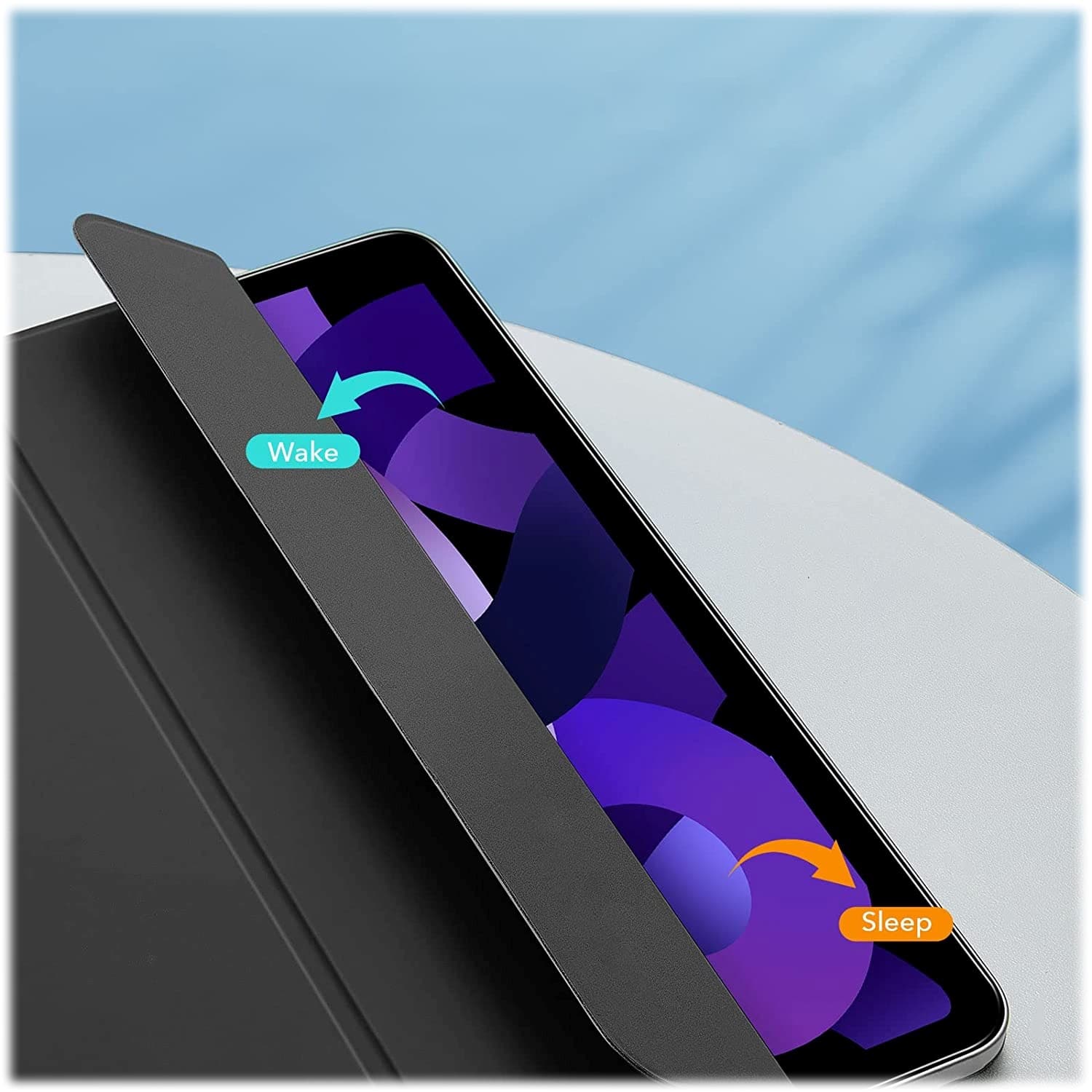 Alt View 12. SaharaCase - Venture Series Tri-Fold Case for Apple iPad Air 11'' M3/M2 and iPad Air 10.9'' (4th Gen and 5th Gen) - Black.