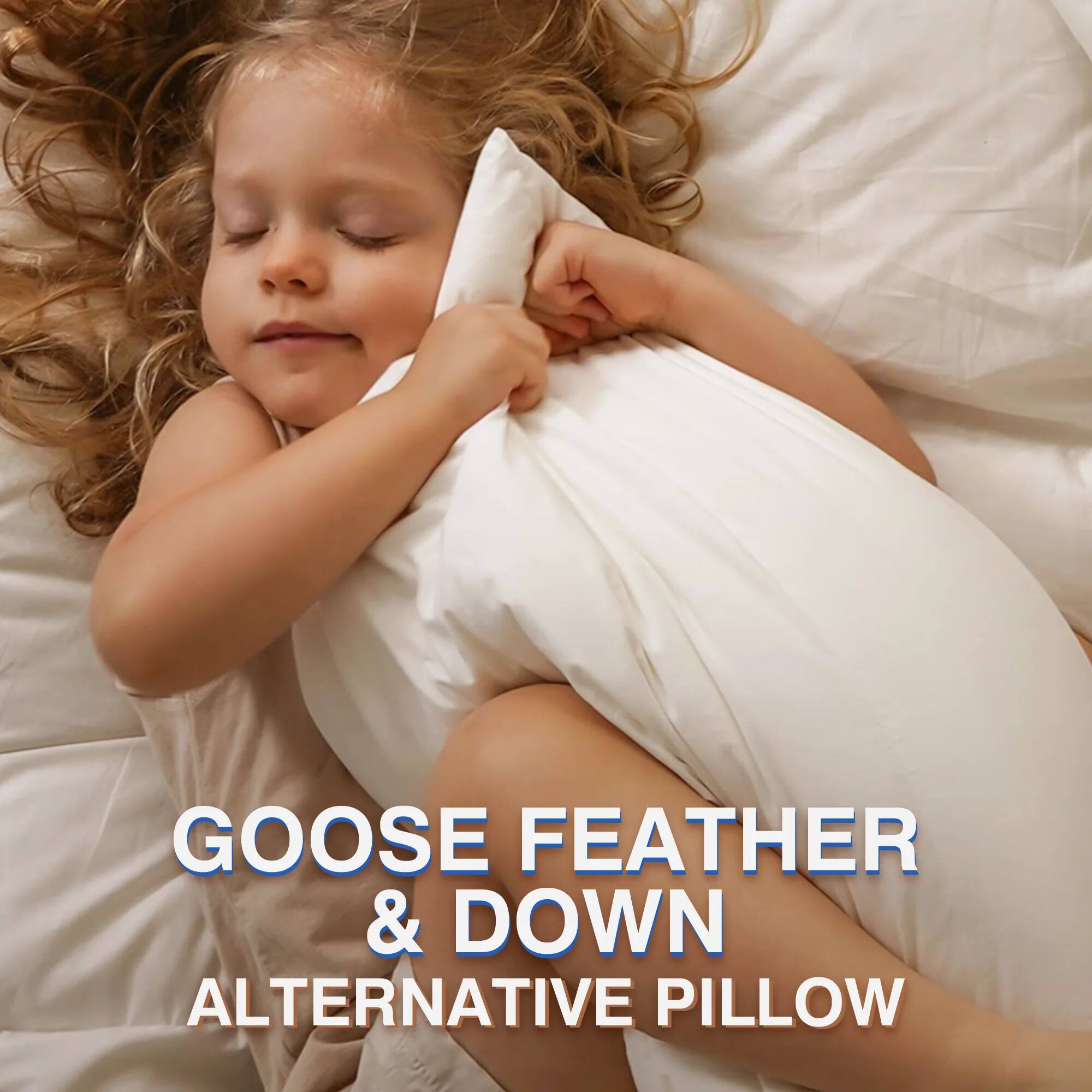 GOOSE FEATHER & DOWN ALTERNATIVE PILLOW