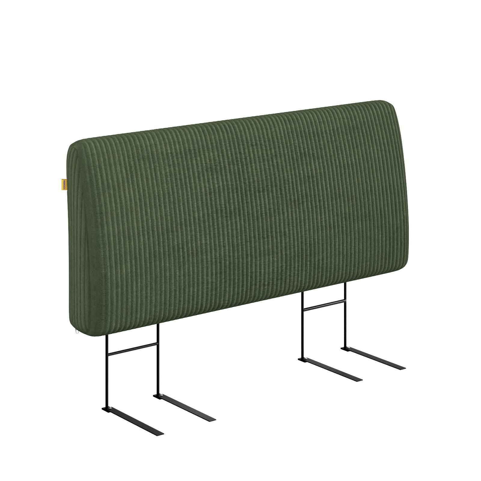 Alt View 4. Pinmoco - 6.3“ Thickness Upholstered Headboard Ergonomic Design Headboard - Green.