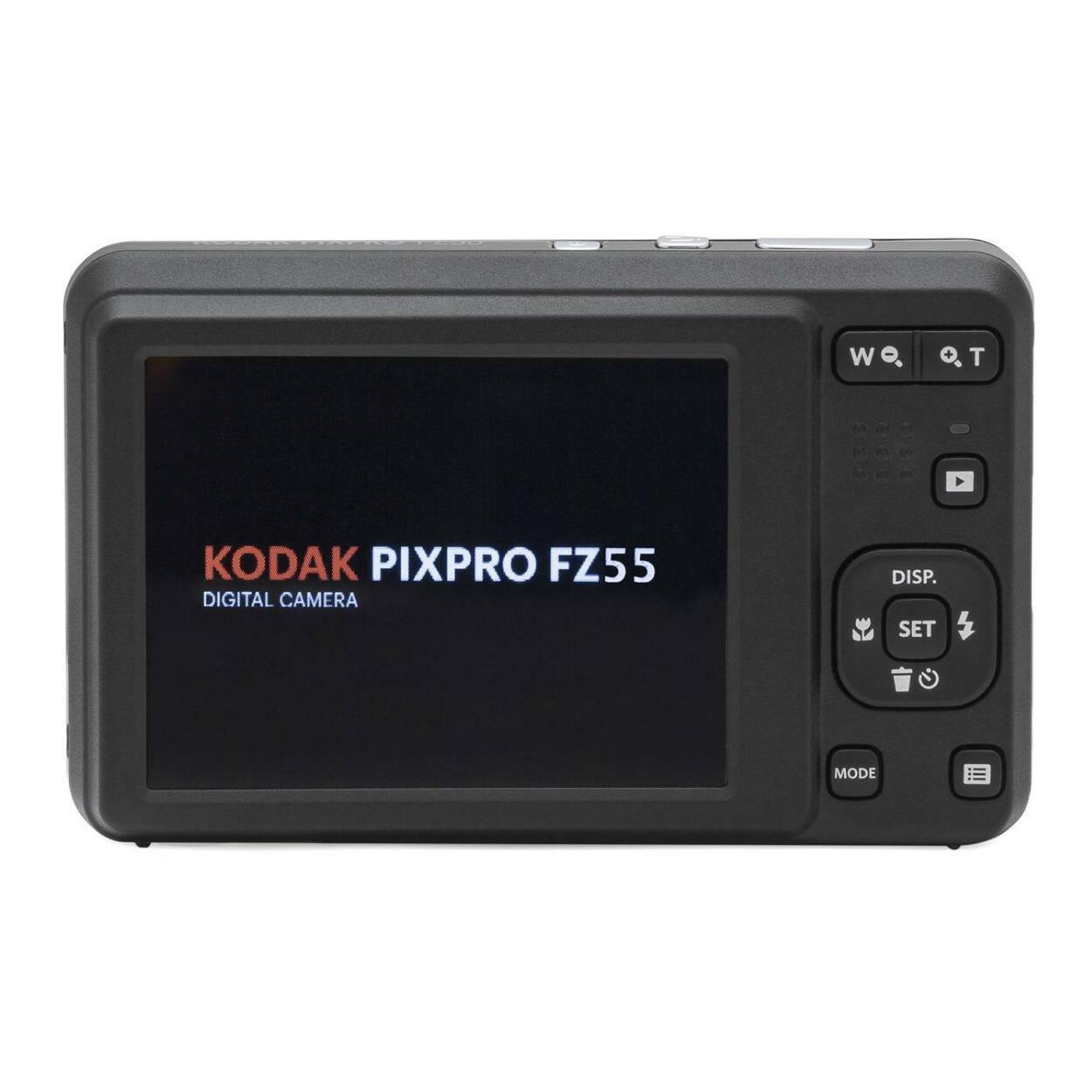 The text on the image reads "W T Kodak Pixpro FZ55 Digital Camera Display Set Mode."