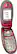 Angle Standard. Jitterbug - Samsung No-Contract Mobile Phone - Red.