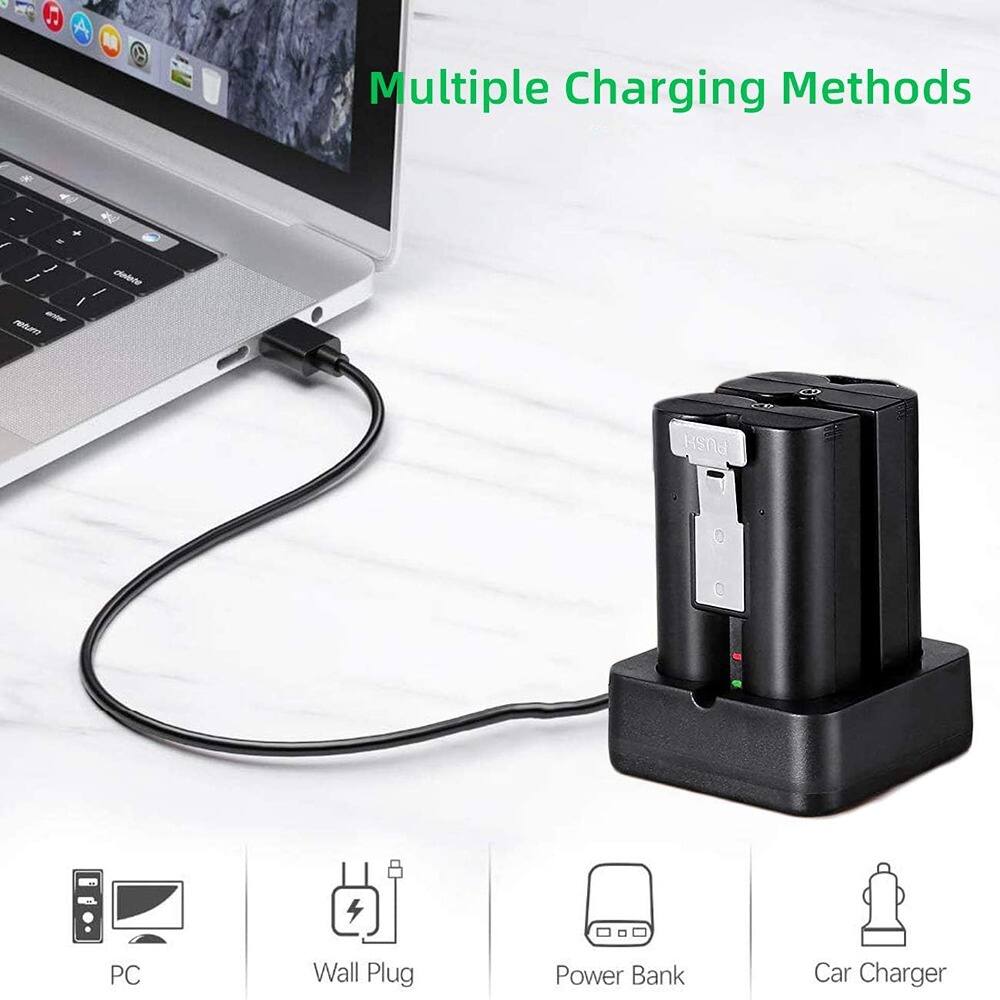 Multiple Charging Methods

- PC
- Wall Plug
- Power Bank
- Car Charger