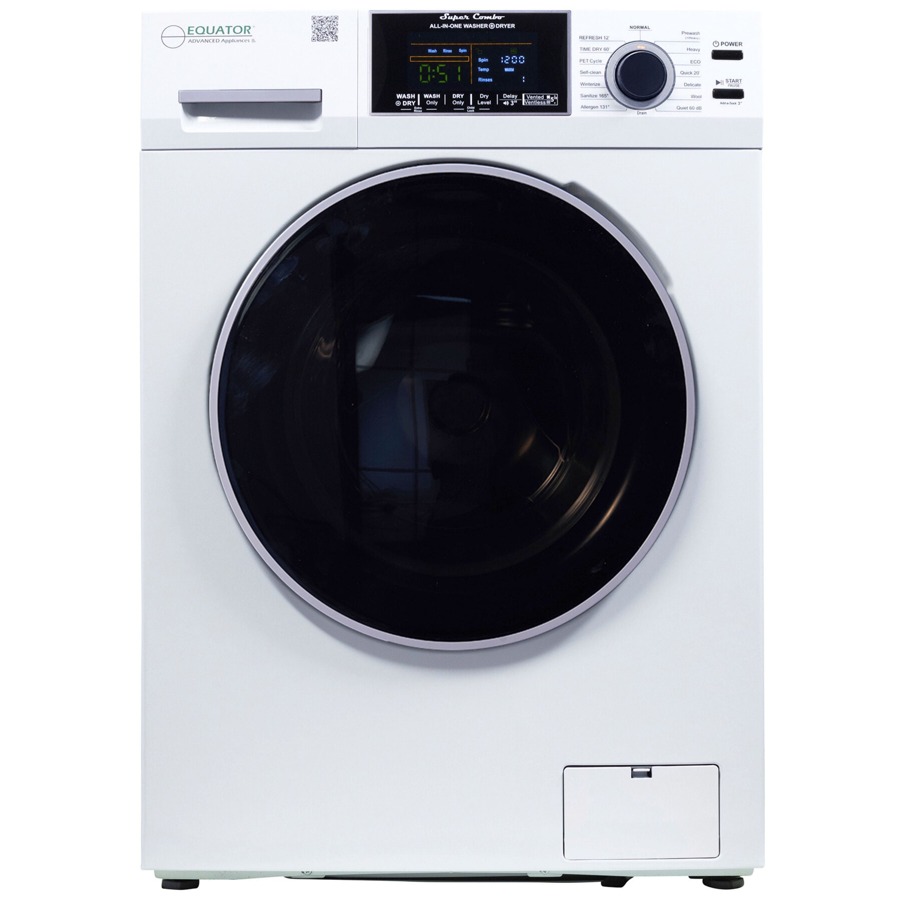 EQUATOR
Washing & Drying Appliances
AEG
AEG Washing & Drying Machine
0:51
WASH
DRY
WASH ONLY
DRY ONLY
2:00
NORMAL
15°
PETS & Kids
ECO
QUICK 30
POWER
START
CANCEL
Allegro, Grander
Twin Drum Dryer
2200
Allegro 1317
