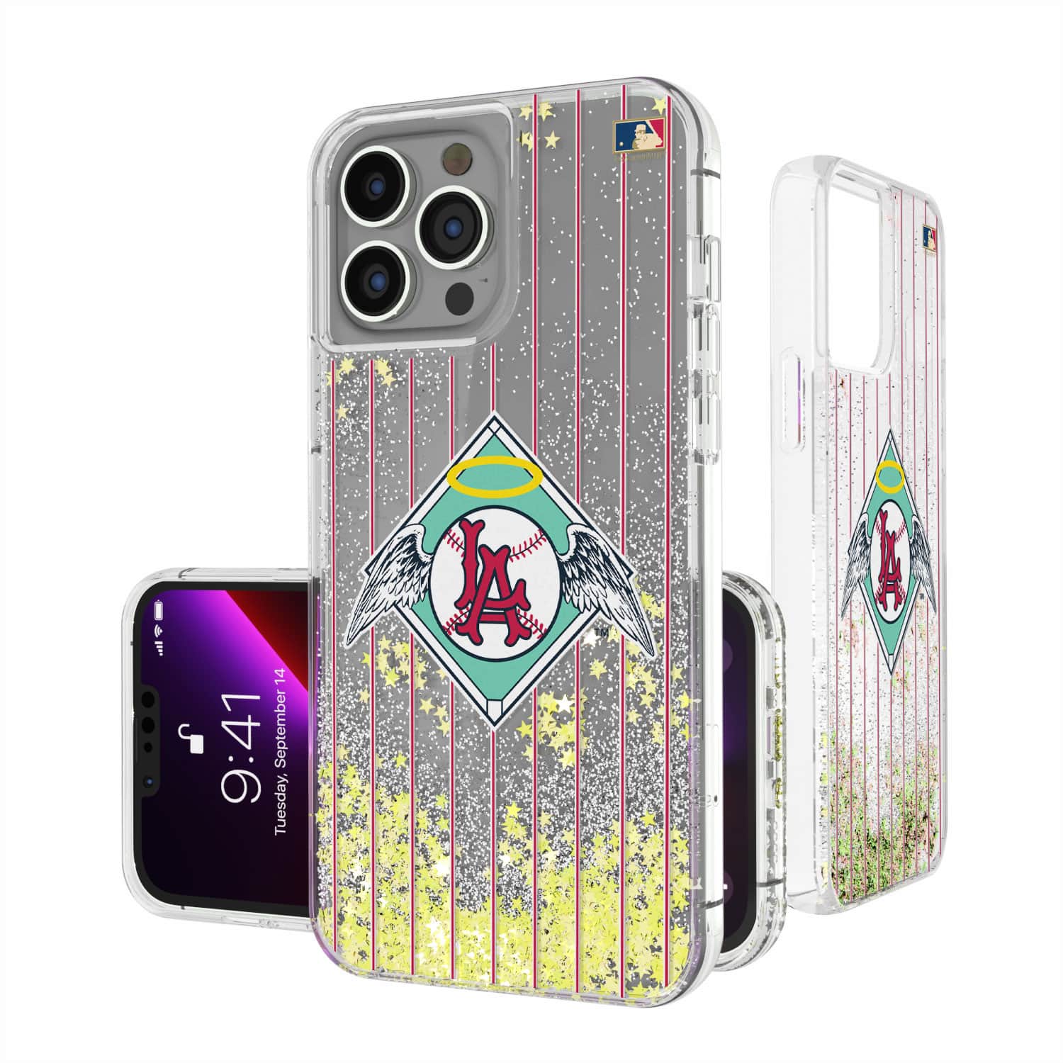 Keyscaper - MLB - Los Angeles Angels 1961-1965 Cooperstown Pinstripe iPhone Glitter Case - 13 Pro Max - Multicolor price history on PriceWatchPro