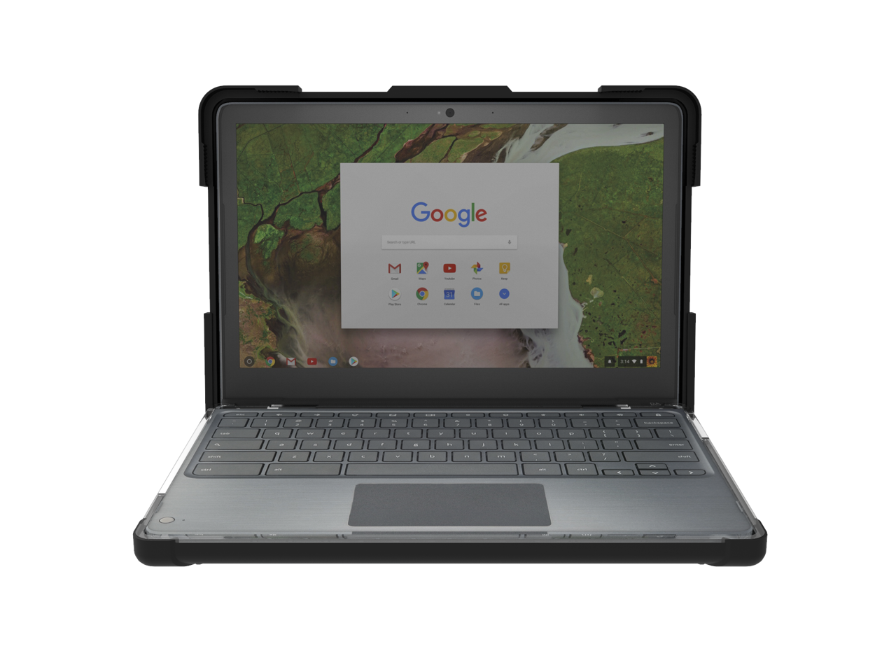 Alt View 5. Max Cases - MAXCases HP-ESS-G6EE-BLK Extreme Shell-S for HP G6 EE Chromebook Clamshell 11.6 inch Laptops (Black) - Black.