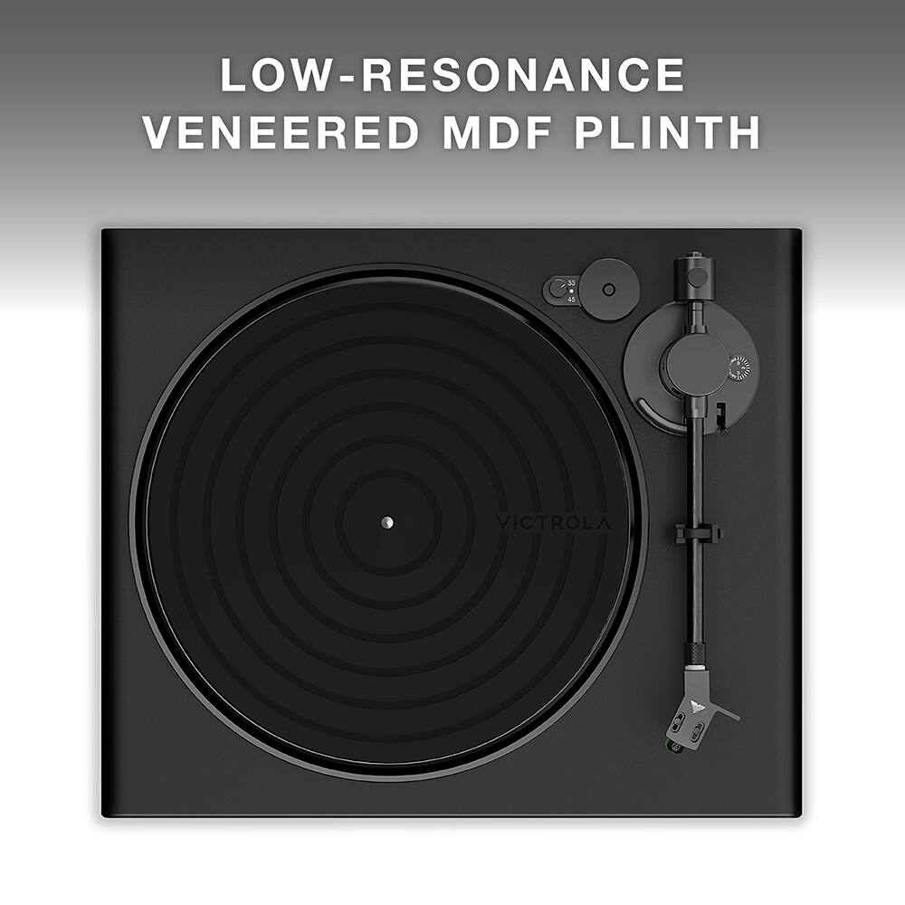 Low-resonance Veneered MDF Plinth - Victrola