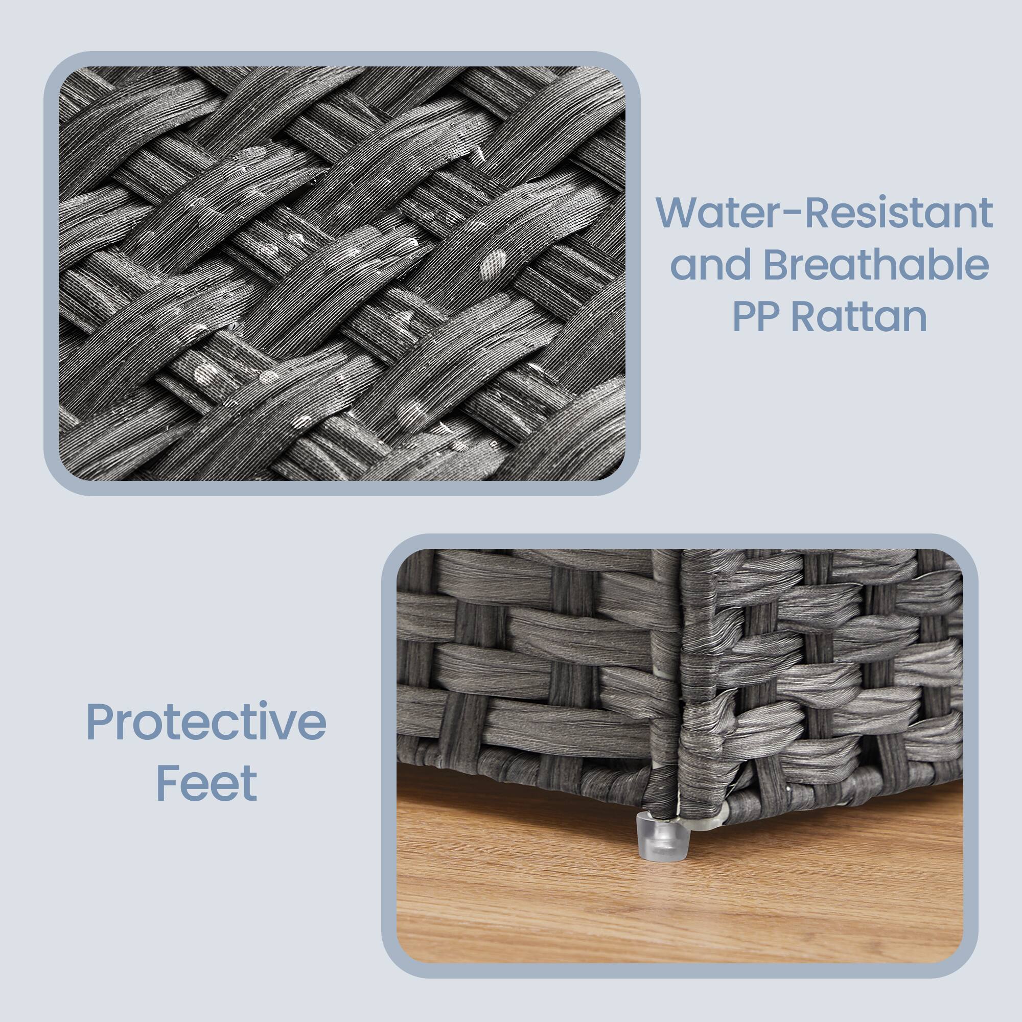 Water-Resistant and Breathable PP Rattan  
Protective Feet