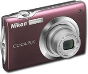 Best Buy: Nikon Coolpix S4000 12.0-Megapixel Digital Camera Plum 
