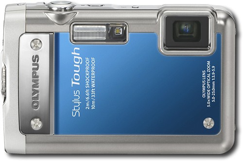 louter Handboek ik wil Best Buy: Olympus Stylus Tough 14.0-Megapixel Digital Camera Blue Tough  8010 Blue