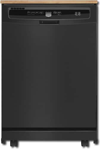 Maytag - 24" Portable Dishwasher - Black-Front_Standard