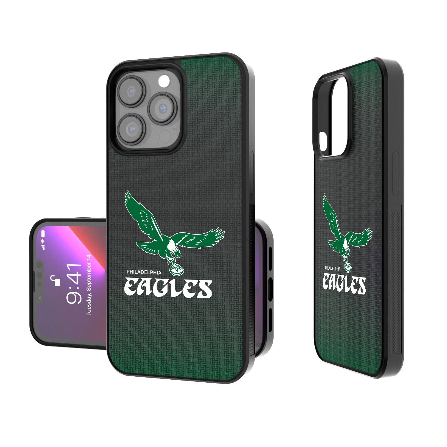 Keyscaper - NFL - Philadelphia Eagles Linen Logo iPhone Bump Case - 13 Pro Max - Black price history on PriceWatchPro