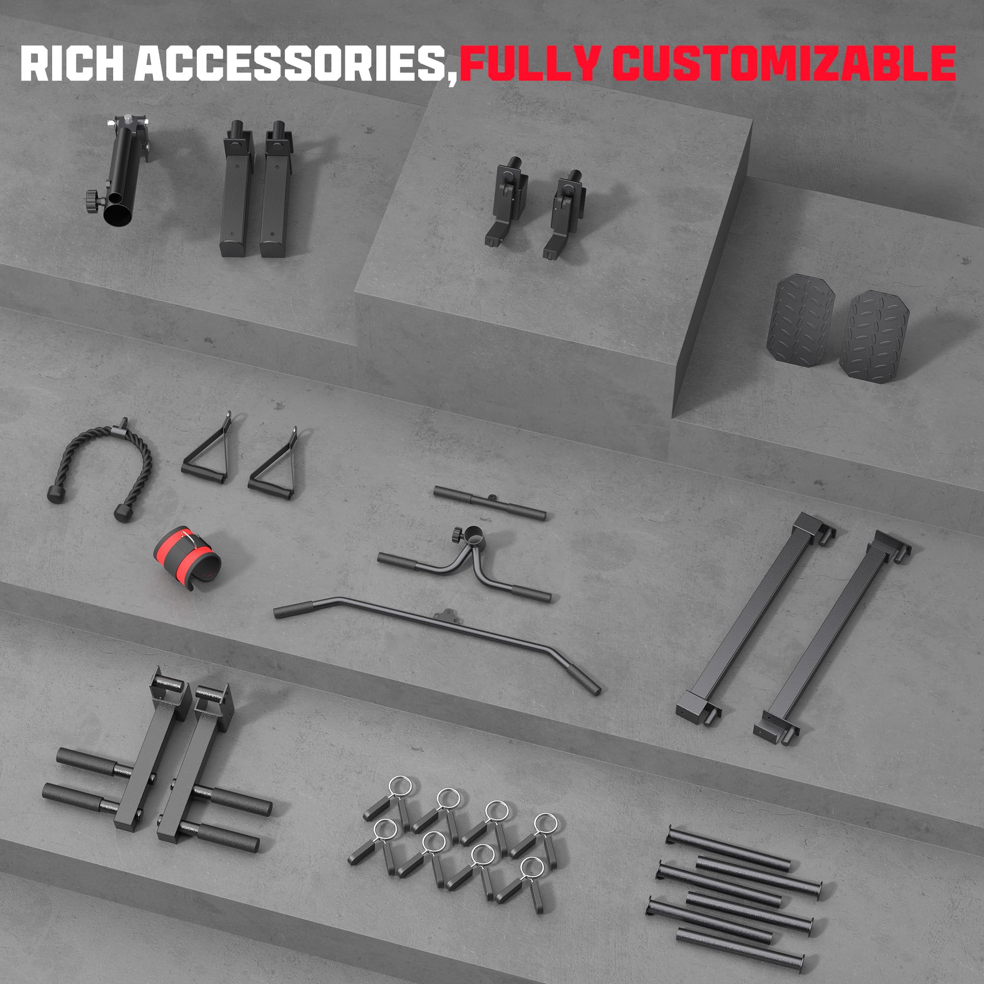 RICH ACCESSORIES, FULLY CUSTOMIZABLE