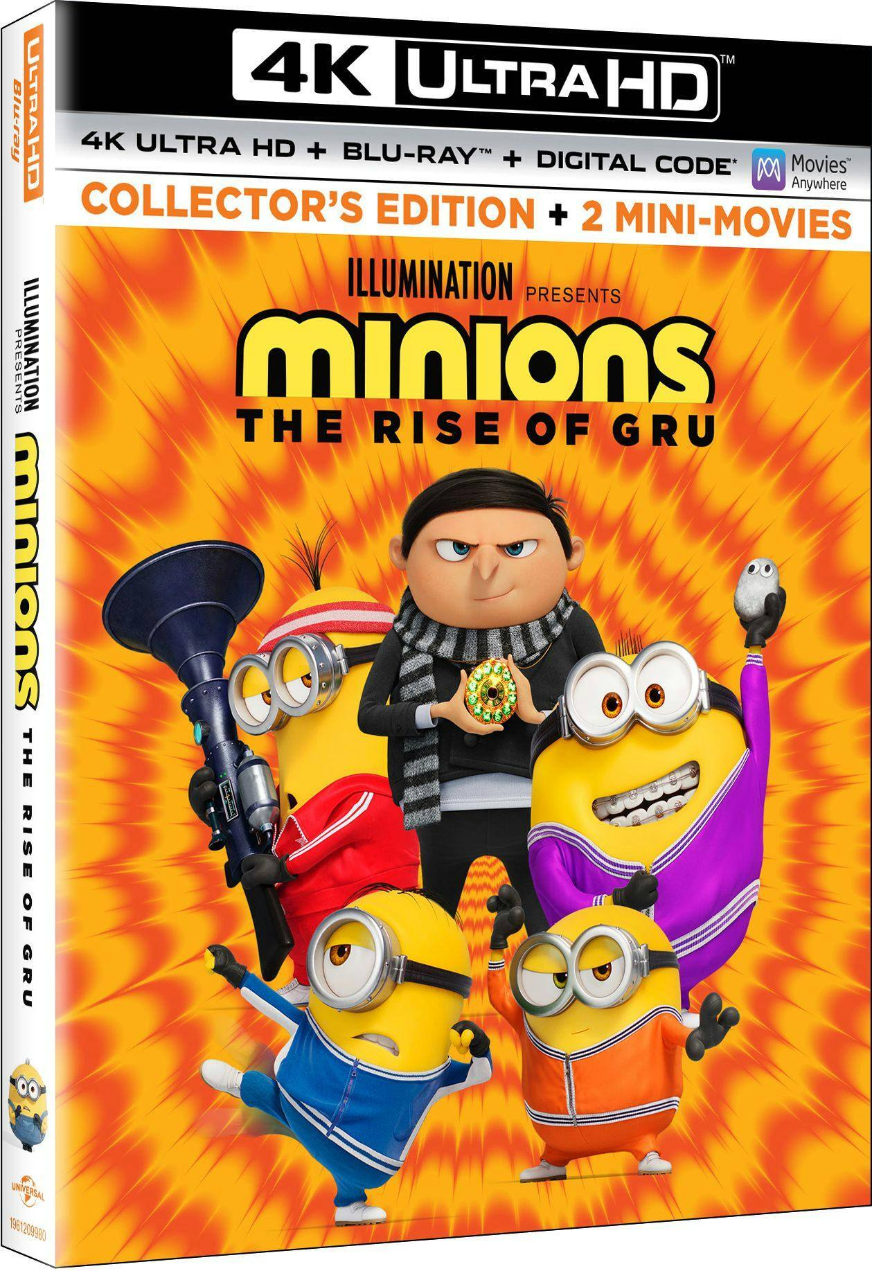 Angle. Minions: The Rise of Gru   - 4K Blu-Ray.