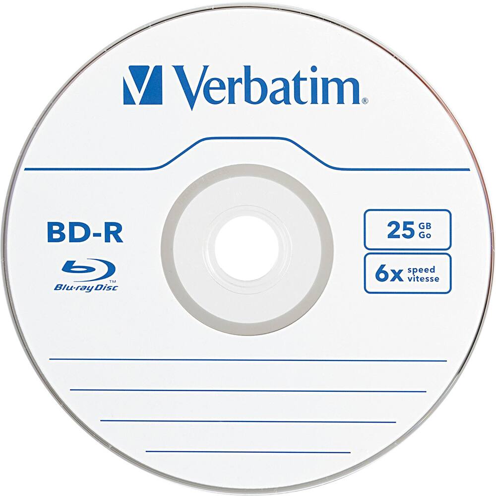 Alt View 11. Verbatim - Blu-ray Recordable Media - 6x - 25 GB - 10 Pack Spindle.