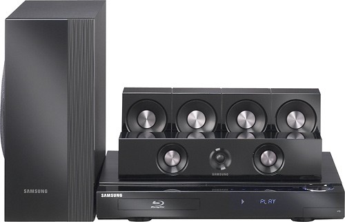 Best Buy: Samsung 1000W 5.1-Ch. 3D / Smart Blu-ray Home Theater System  HT-EM53C-RB