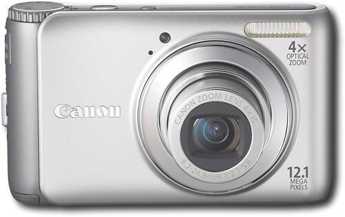 Best Buy: Canon PowerShot 12.1-Megapixel Digital Camera Silver