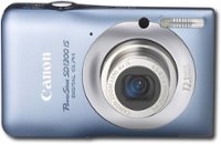 Front Standard. Canon - PowerShot 12.1-Megapixel Digital Camera - Blue.