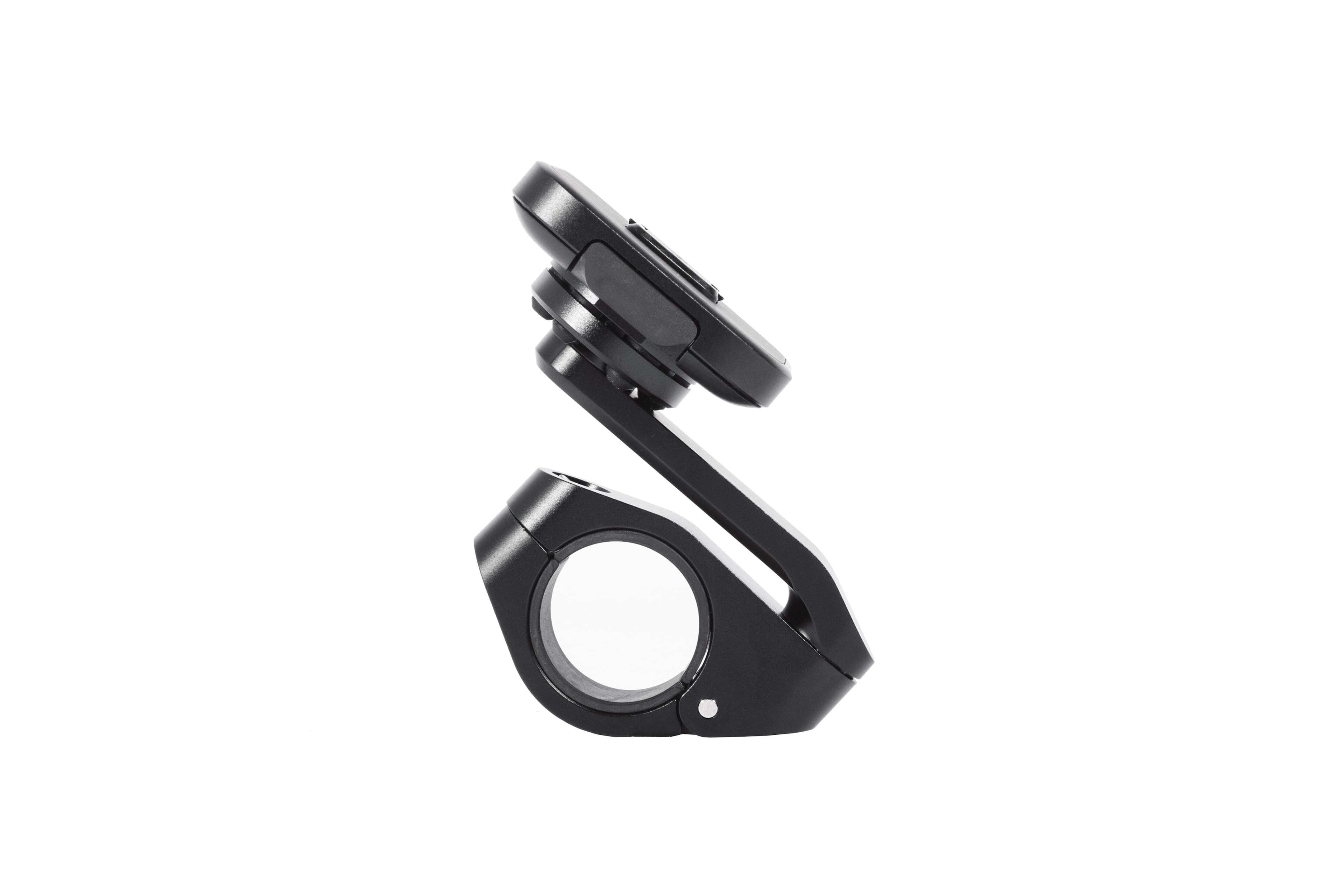 Angle. Peak Design - Mobile Motorcycle Bar Mount v2 - Black.