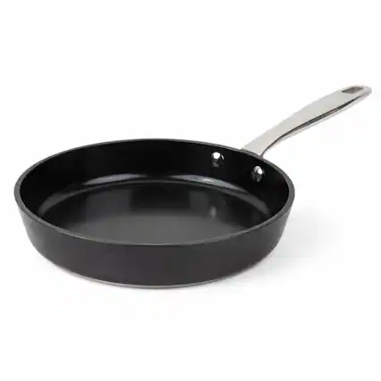 Front. Alva - Alva Maestro 11" Ceramic Nonstick Frying Pan – Oven & Induction Safe - Black.