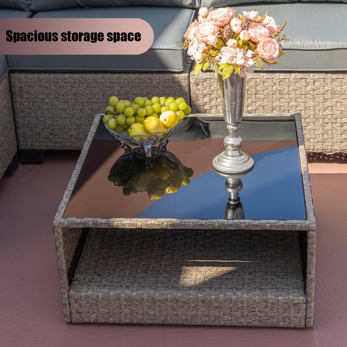 Spacious storage space