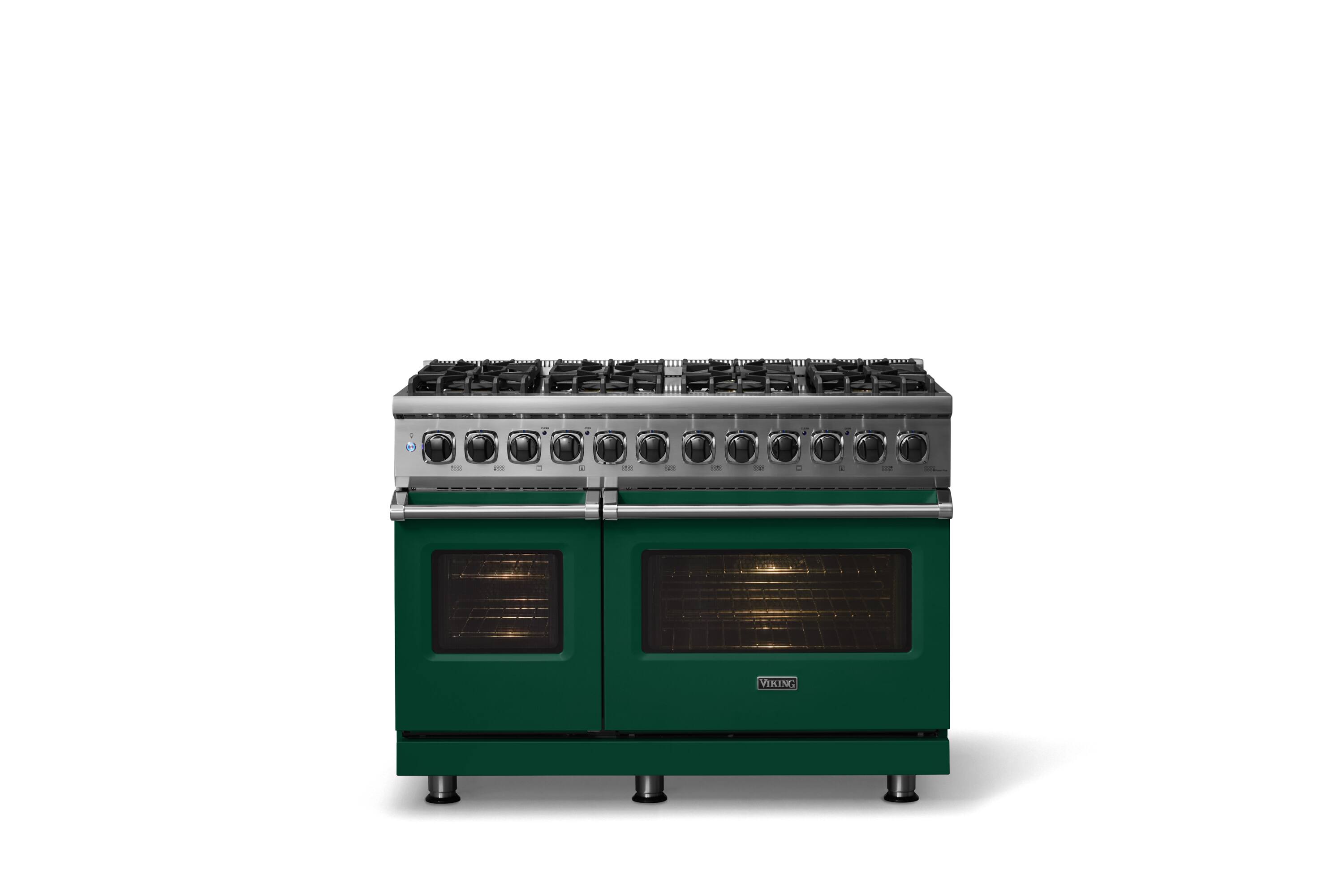 Alt View 3. Viking - 5-Series Gas Open Burner Range - Ivy.