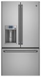 Front. 22.1 Cu. Ft. Counter-Depth Frost-Free French Door Refrigerator with Thru-the-Door Ice and Water.