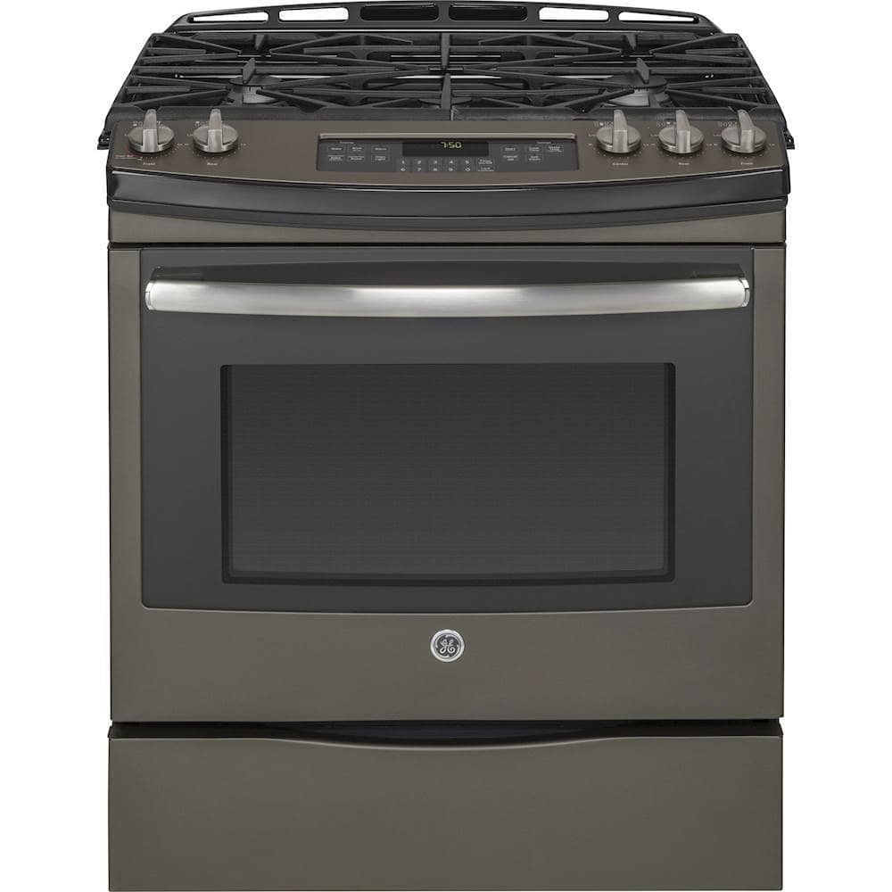 Customer Reviews: GE 5.6 Cu. Ft. Self-Cleaning Slide-In Gas Convection ...