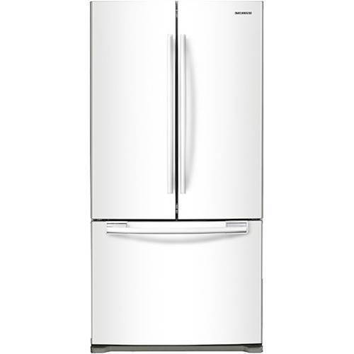 Samsung - 19.4 Cu. Ft. French Door Refrigerator - White