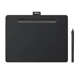 Wacom - Intuos Graphic Drawing Tablet for Mac, PC, Chromebook & Android (Medium) with Software Included (Wireless) - Black