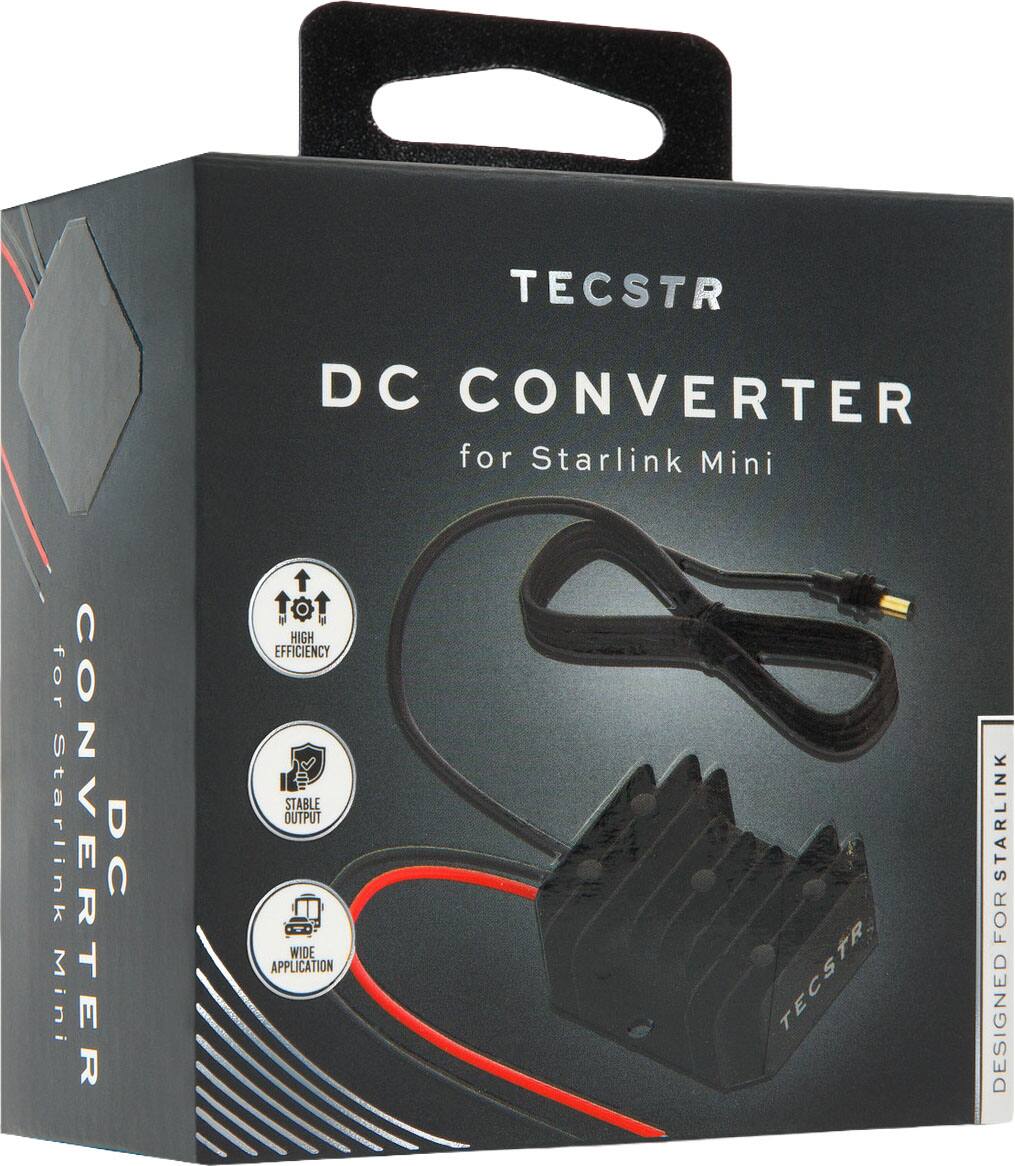 TECSTR DC CONVERTER for Starlink Mini  
HIGH EFFICIENCY  
STABLE OUTPUT  
WIDE APPLICATION  
DESIGNED FOR STARLINK