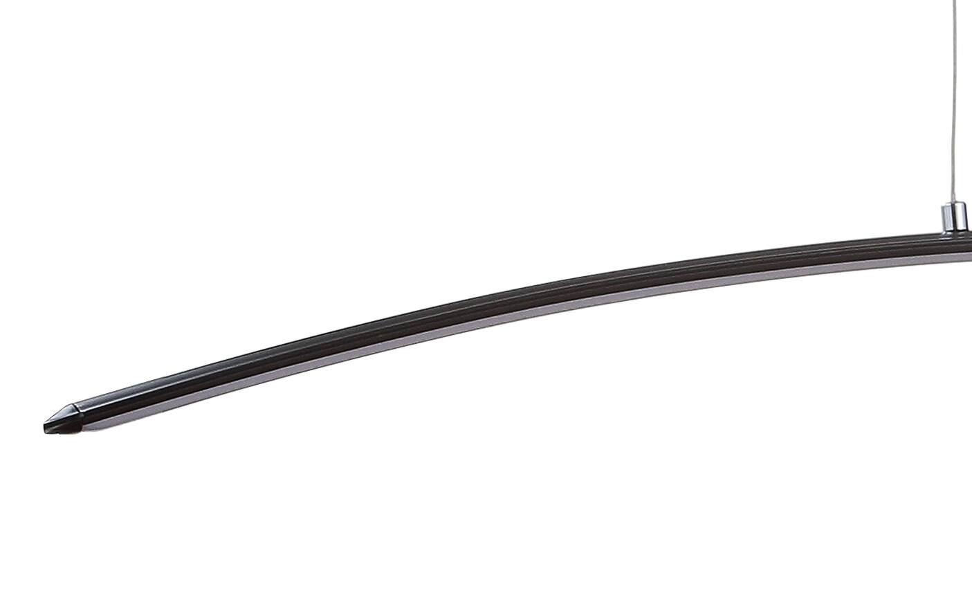 Alt View 4. Jonathan Y - Roxanna 41.5" Dimmable Adjustable Integrated LED Metal Linear Pendant, Black - Black.