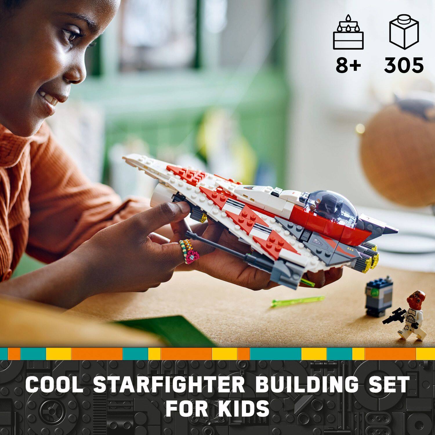 8+ 305 COOL STARFIGHTER BUILDING SET FOR KIDS
