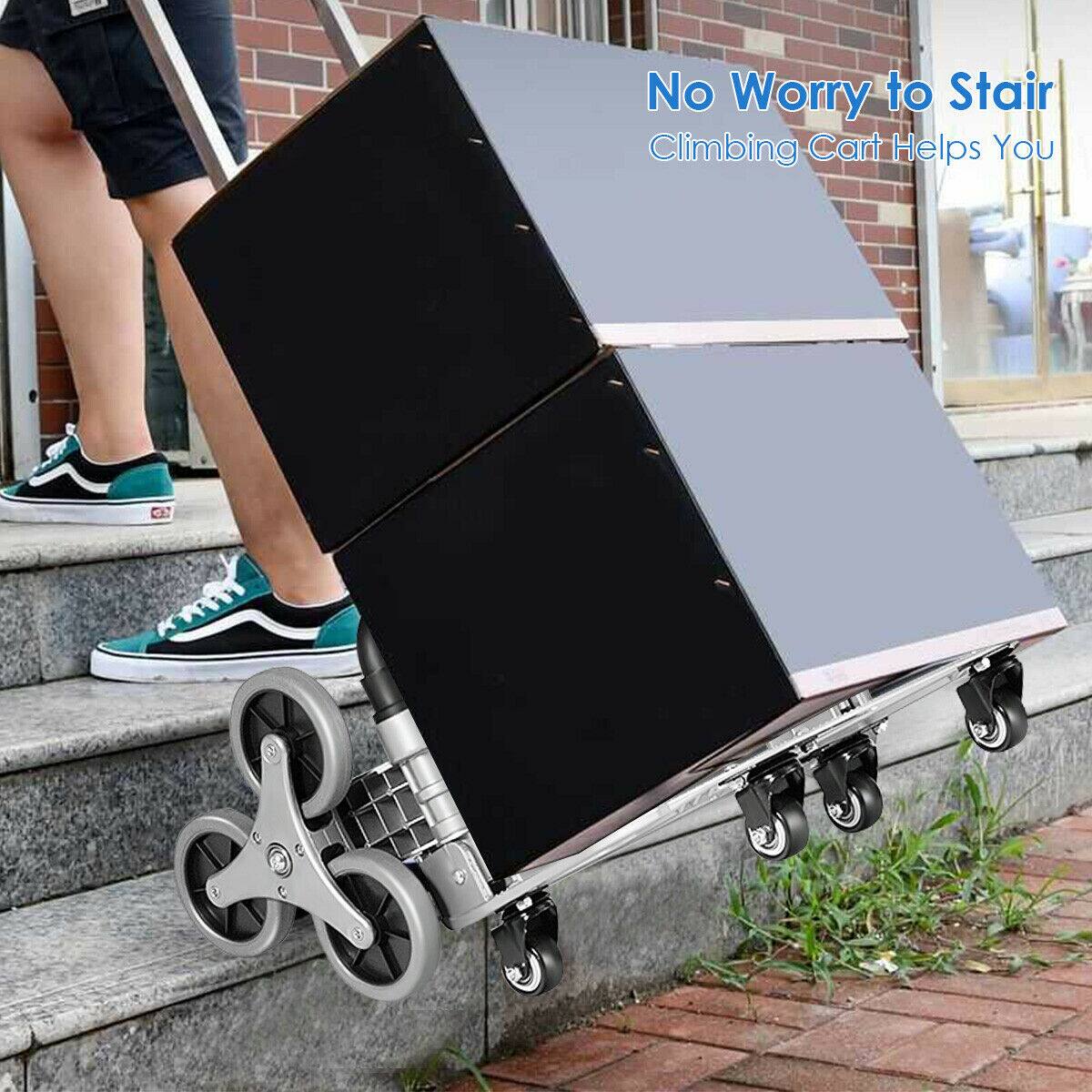 No Worry to Stair Climbing Cart Helps You