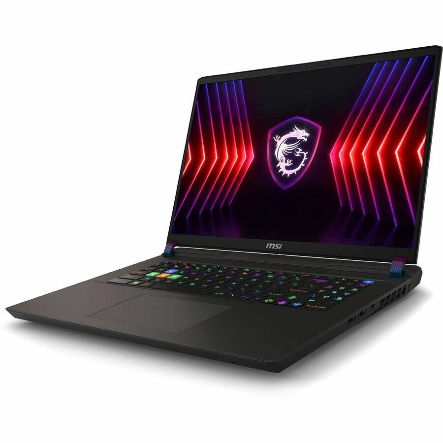 Alt View 4. MSI - MSI Vector HX 17 in Gaming Laptop Intel Core i9-14900HX RTX 4090 64GB 2TB Win11PRO - Intel HM770 Chip - 2560 x 1600 - Gray.