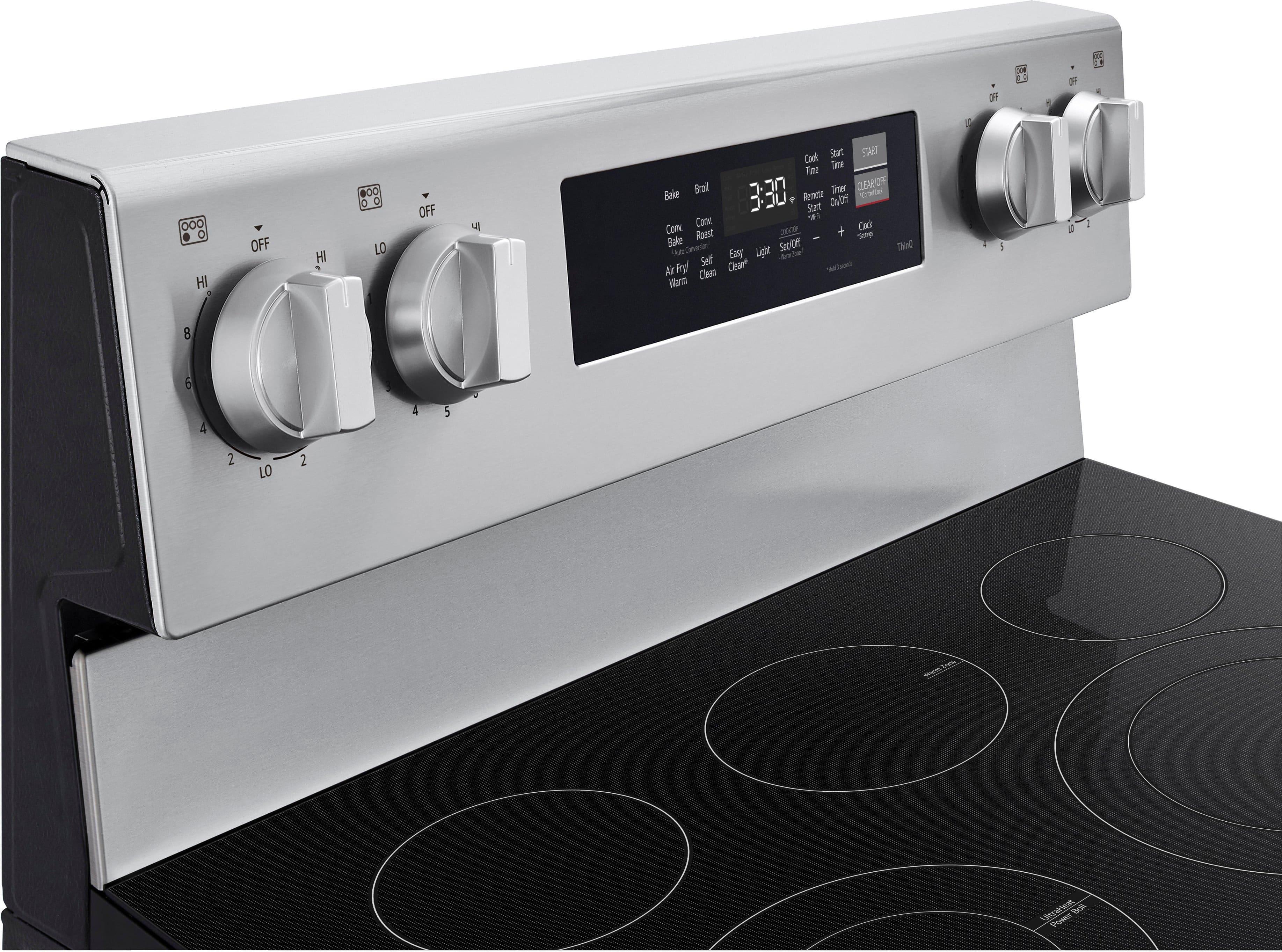 The text on the image reads:
F 6 F 2 0 HI OFF HI 800 O O LO OFF Cook Scat STT Tome Tme Boi Titer CLEARIOFF Bake 3:30 3 JU Remote Start ONOr Con 1 Con - + Chool Rosuest - S Bake Cear SeeDOr Thd Eay Ligfhe Se Self Clean* Air Ryl Clean Wam 2 8 6 4 I 5 2 LO 2 Vdeat Bol Vownt
The text is a mix of different phrases and sentences, but it seems to be a description of a stove with various settings and features.