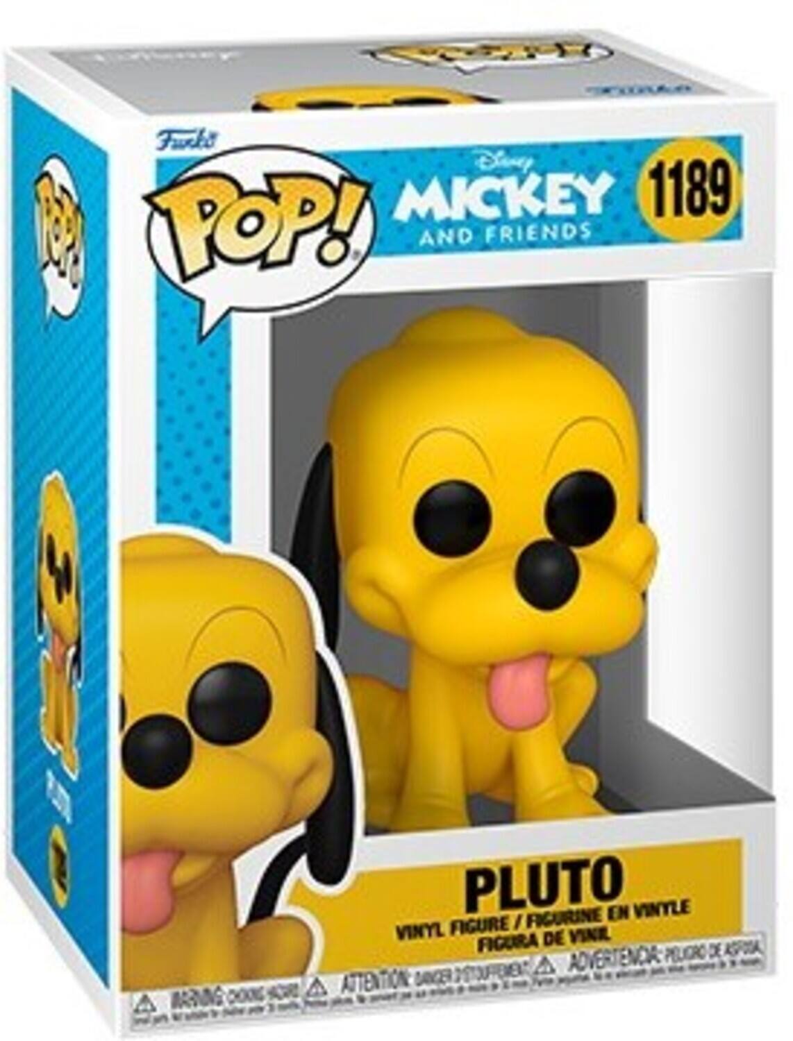 Frkki POP! MICKEY AND FRIENDS 1189 PLUTO VINYL FIGURE / FIGURINE EN VINYLE FIGURA DE VINIL ATTENTION DANGER