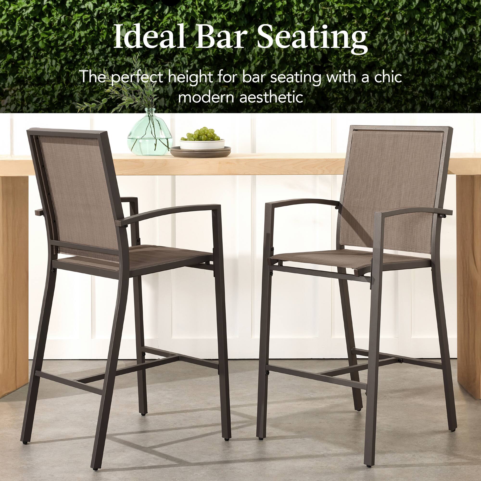 Ideal Bar Seating

The perfect height for bar seating with a chic modern aesthetic