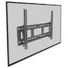 Front. Mount-It! - Heavy-Duty Tilting TV Wall Mount for 37"–80" TVs, Steel Bracket, Adjustable Tilt - Black.
