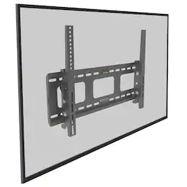 Mount-It! - Heavy-Duty Tilting TV Wall Mount for 37"–80" TVs, Steel Bracket, Adjustable Tilt - Black