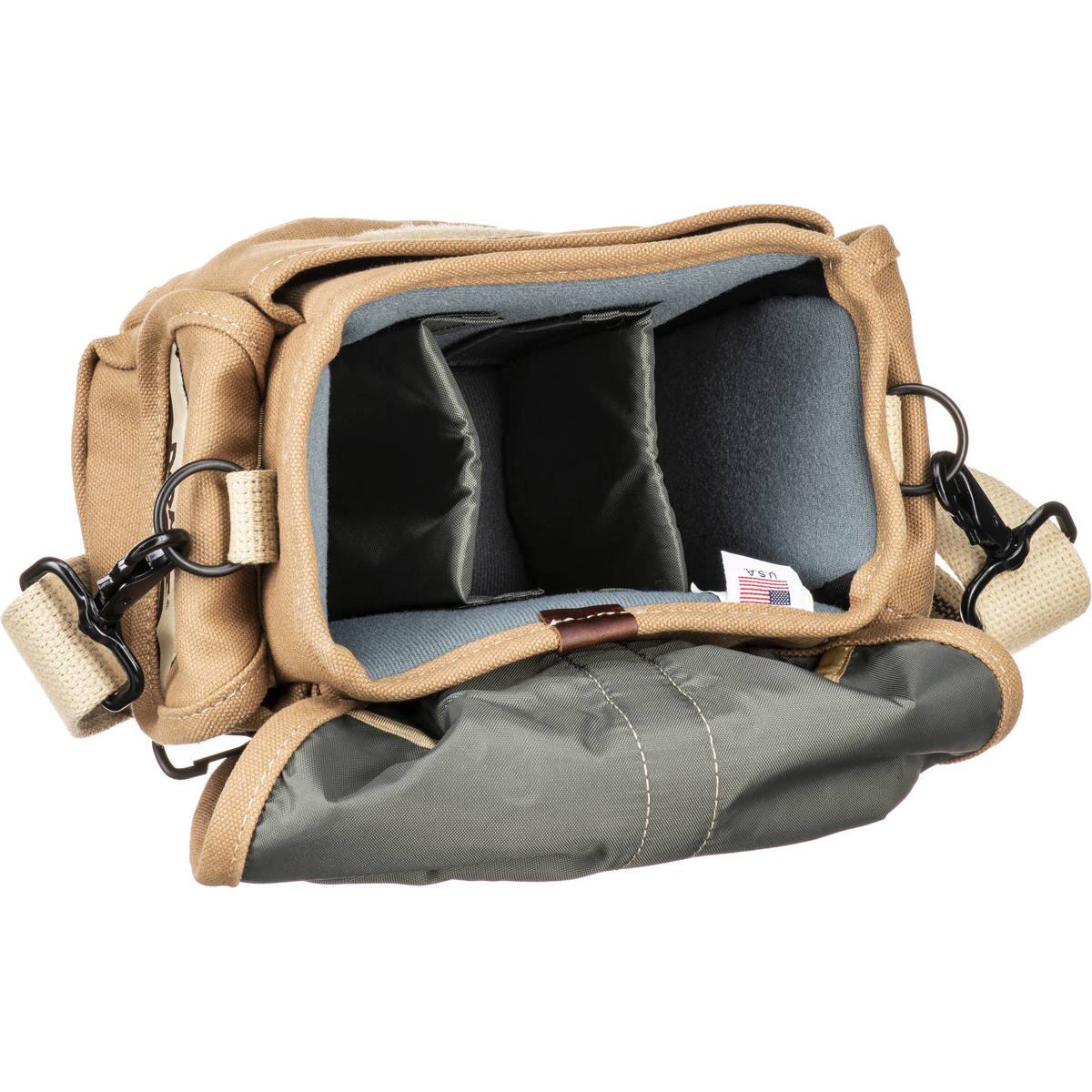 Alt View 3. Domke - Domke F-8 Small Shoulder Camera Bag, Sand.