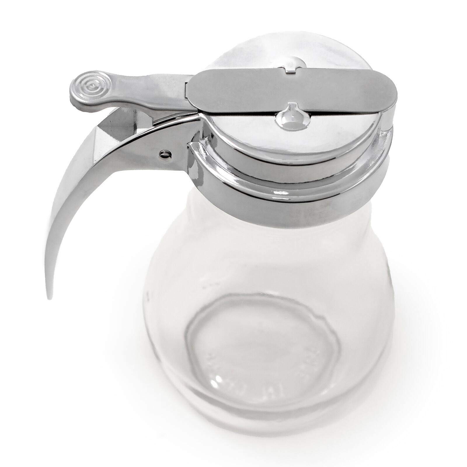 Alt View 3. Norpro - 12-Ounce Syrup Dispenser - Silver.