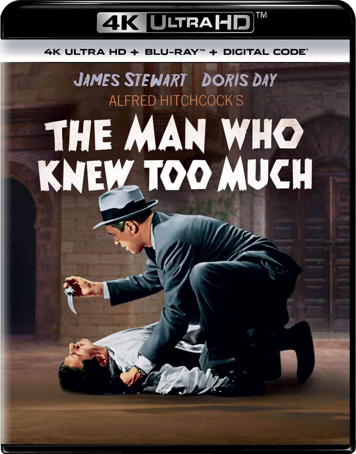 Front. The Man Who Knew Too Much   - 4K Blu-Ray.