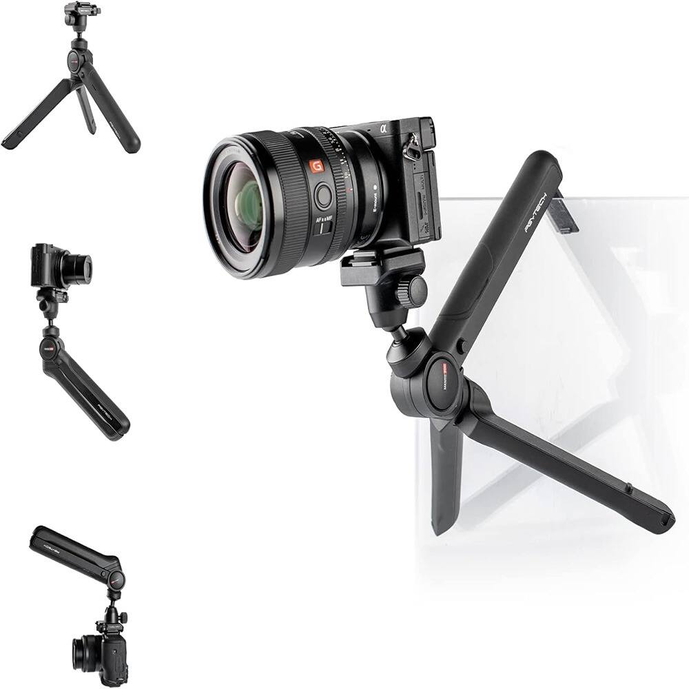 Schertz - 2.0 Mini Tripod for Camera – Travel & Desktop Stand for Sony, Canon, Nikon, Fujifilm DSLR/SLR Vlogging