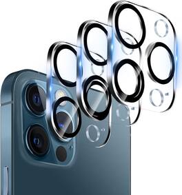 Oumilen - iPhone 12 Pro Max-6. 7 Camera Mask, Lens Screen Protector, 10 Piece - Clear