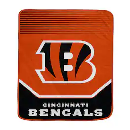 Pegasus - Cincinnati Bengals 50- x 60- Half Tone Lines Tab Blanket - Multicolor