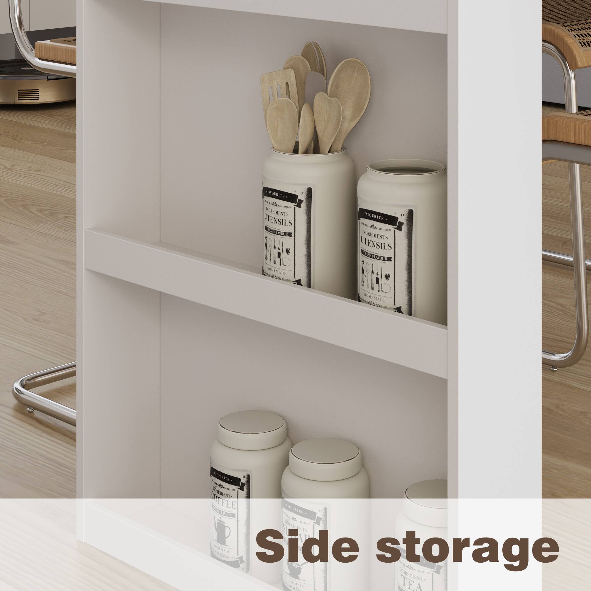 Side storage