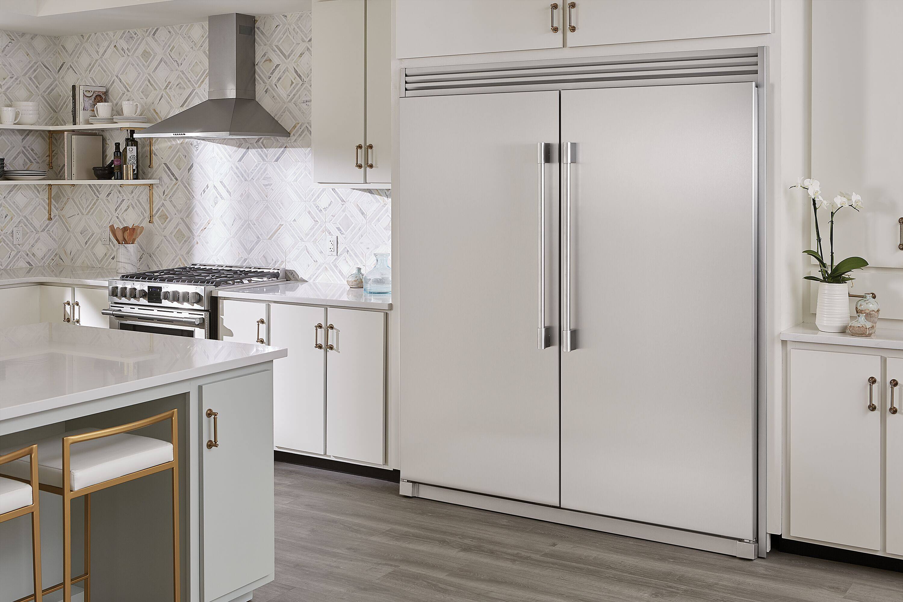 Alt View 1. Frigidaire - 19 Cu. Ft. Single-Door Refrigerator - Stainless Steel.