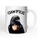 Front. OrnamentallyYou - Cawfee Crow Mug, Funny Bird Lover Gift - White.