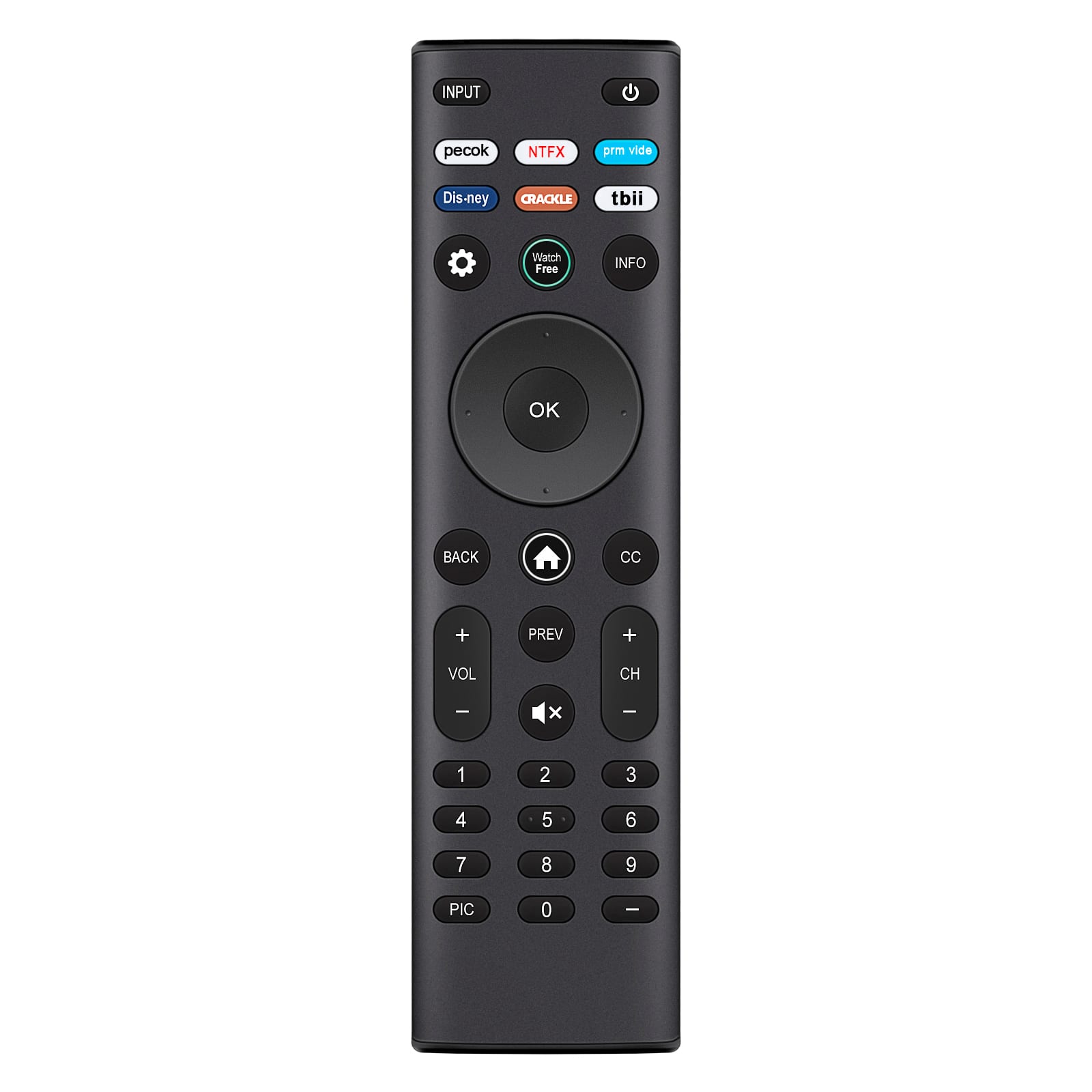 VINABTY - New XRT140 V3 Replaced Remote Fits for Vizio V-Series 4K HDR Smart TV V435G0 V435H1 V435H11 V435J V505G9 V505H19 V505H9 - Black