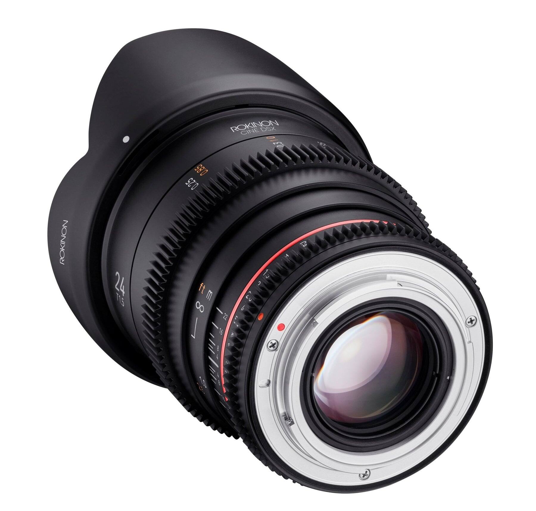 ROKINON 24 T1.5 ROKINON CINE DSX 1 e. 0.85 0.25 A T  ft m 2V 8~ 8 b I - k 2 :  X 15 nlh T -E7 x